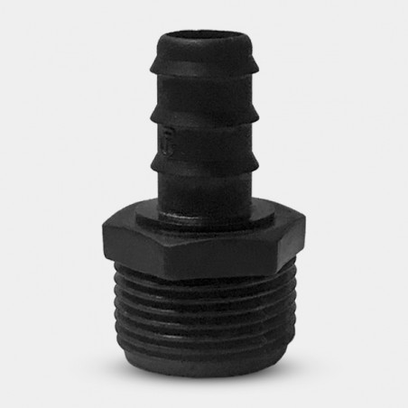 Enlace mixto rosca macho 1/2 o 3/4" a 16mm