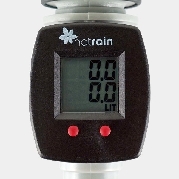 Caudalímetro de Agua detalle pantalla