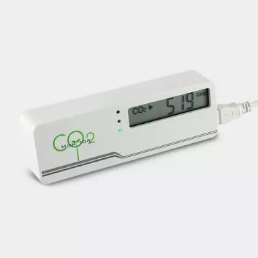 Medidor digital PPM CO2 ambiental - GB The Green Brand