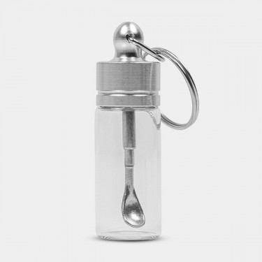 Dosificador Cristal con Cuchara Extensible gris cerrado
