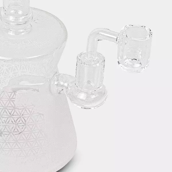 Bong BHO Round Base 20cm transparente percolador