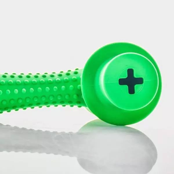 Juguete para Perros 'Martillo Hippie' Puff Palz verde tumbado