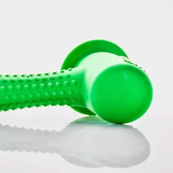 Juguete para Perros 'Martillo Hippie' Puff Palz verde tumbado