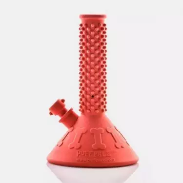 Juguete para Perros 'Beaker Buddy' Puff Palz rojo lateral