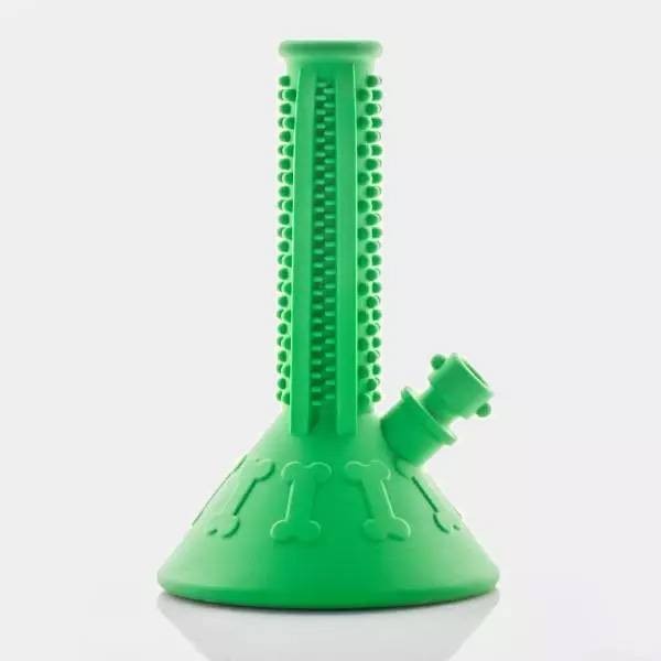 Juguete para Perros 'Beaker Buddy' Puff Palz verde lateral