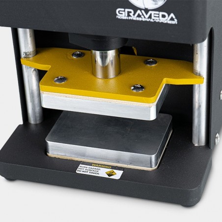 Mini Prensa Rosin Eléctrica Graspresso GP1-ERP detalle prensa
