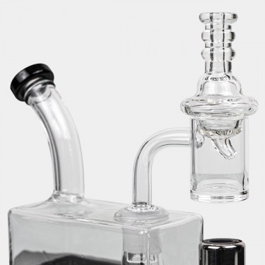 Bong Travel Rig con Soplete Black Leaf