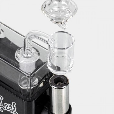 Bong Travel Rig con Soplete Black Leaf