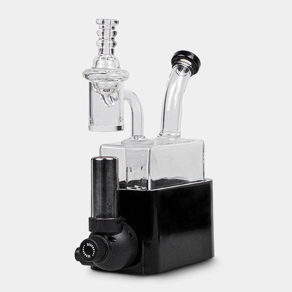 Bong Travel Rig con Soplete Black Leaf