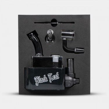 Bong Travel Rig con Soplete Black Leaf