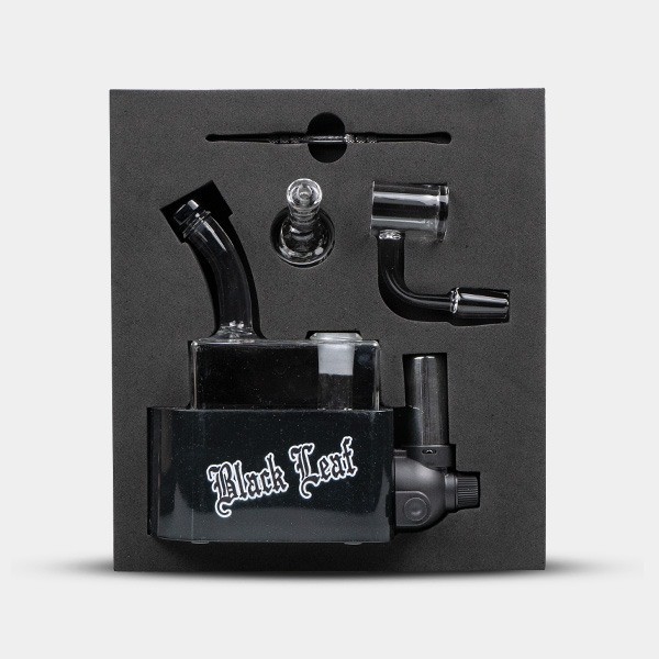 Bong Travel Rig con Soplete Black Leaf