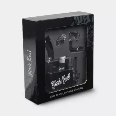 Bong Travel Rig con Soplete Black Leaf