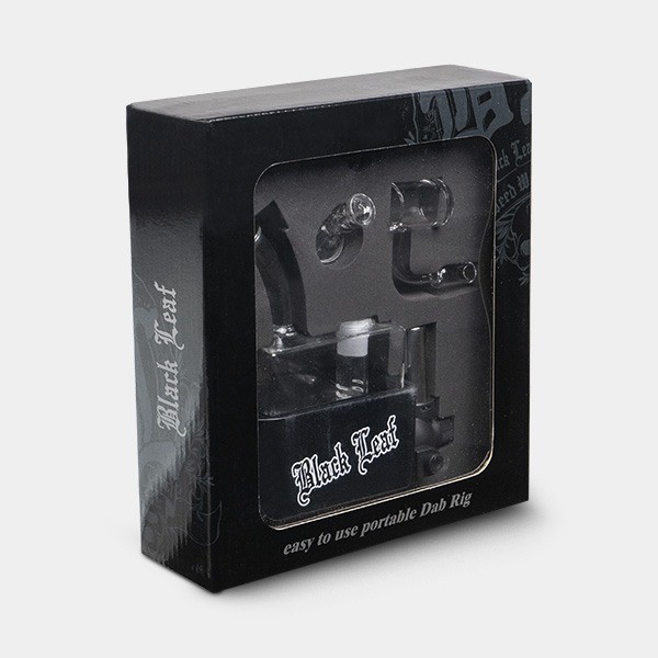 Bong Travel Rig con Soplete Black Leaf
