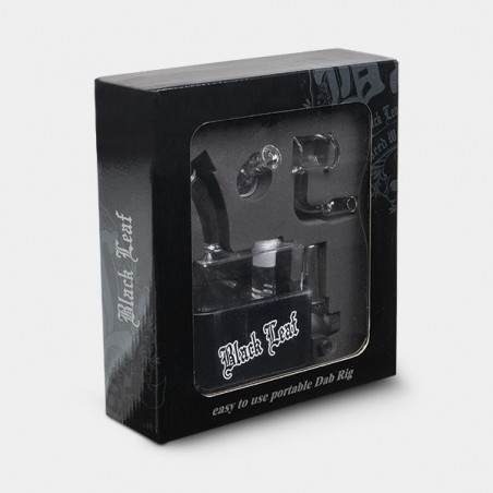 Bong Travel Rig con Soplete Black Leaf