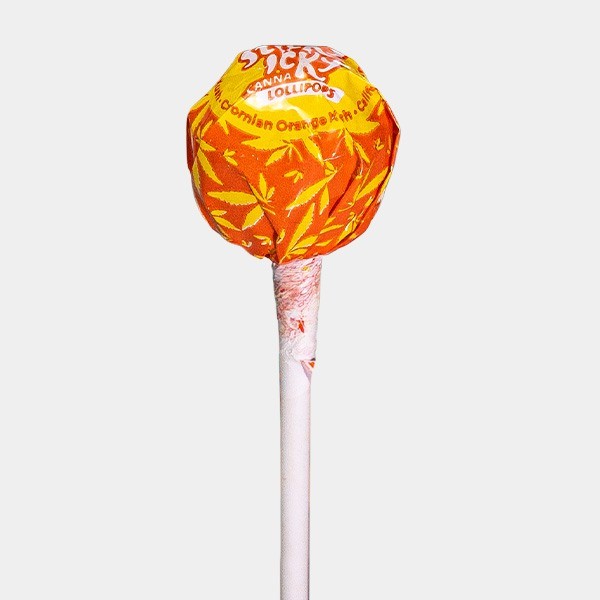 Piruletas Sabor Cannabis Sticky Icky kali orange