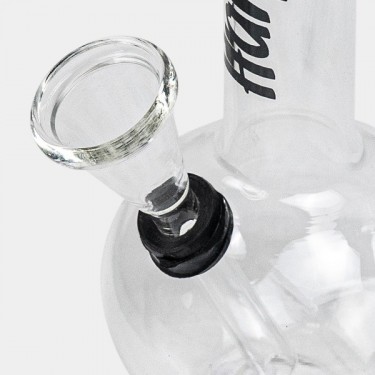 Bong de Vidrio Sello de Goma detalle cazoleta