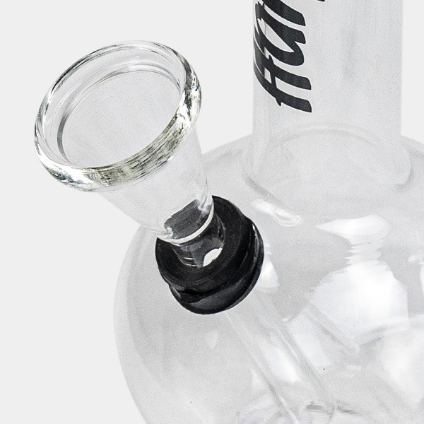 Bong de Vidrio Sello de Goma detalle cazoleta