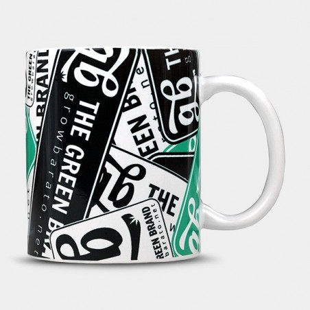 Taza GB verde ladeada
