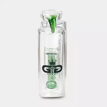 Precooler Double percolator para bong - GB A marca verde
