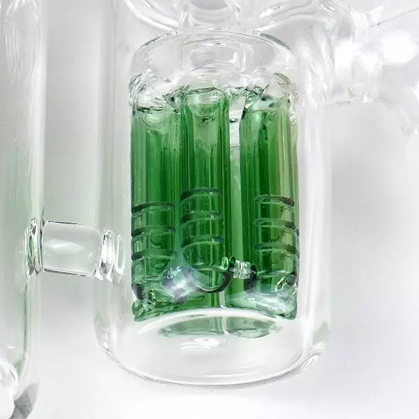 Precooler Double percolator para bong - GB A marca verde