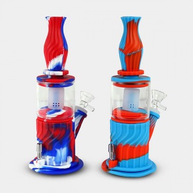  Bong Colector de Néctar de Silicona 