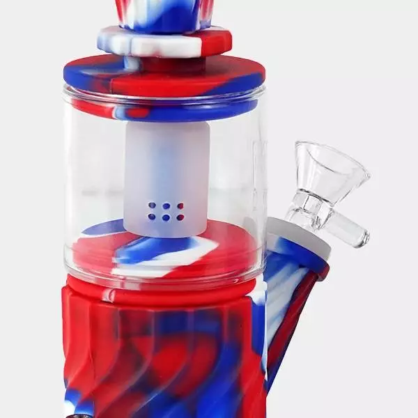 Bong Colector de Néctar de Silicona detalle percolador
