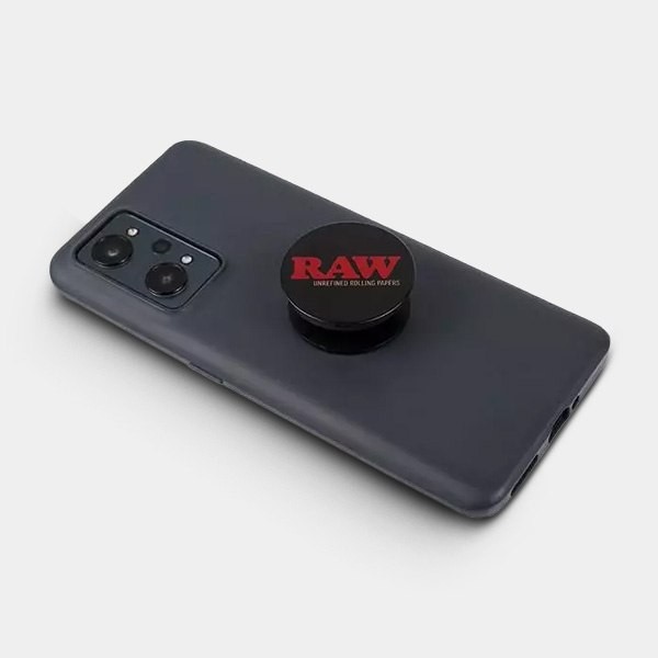 Soporte para móvil RAW puesto en teléfono