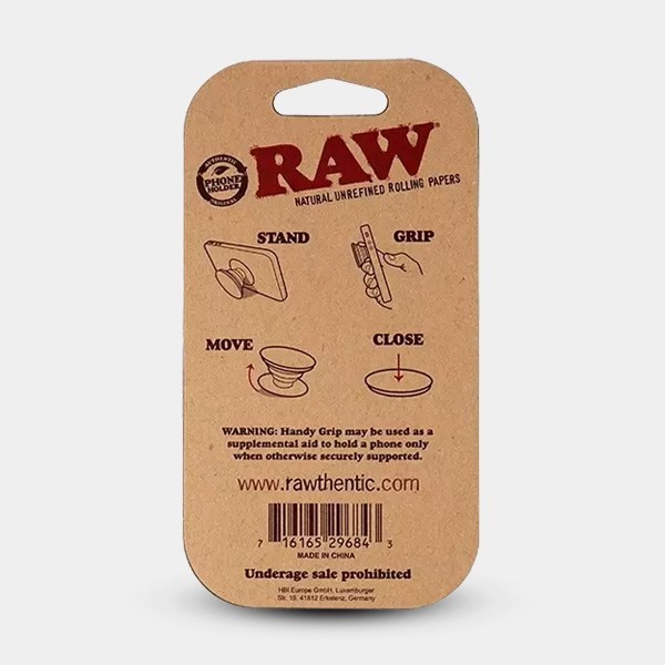 Soporte para móvil RAW caja parte trasera