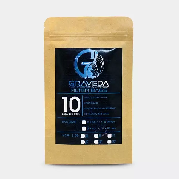 Graveda Rosin Filter Bags for Extracts - GB