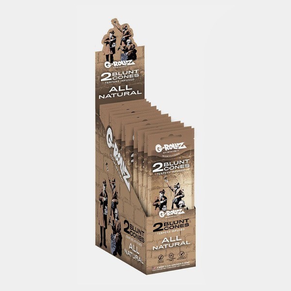 Blunt de Cáñamo G-Rollz all natural display