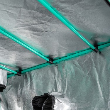 Armario de Cultivo GB 60x60x160 cm barras para colgar luminaria