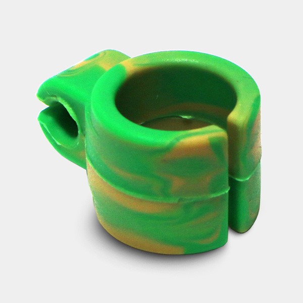 Anillo de silicona Smokeey Ring verde amarillo