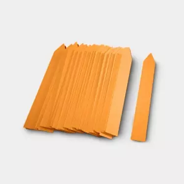 Plastic Labels to identify strains. - GB