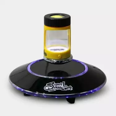 Base levitatoria Super Smoker + bote super focus de luxe amarillo