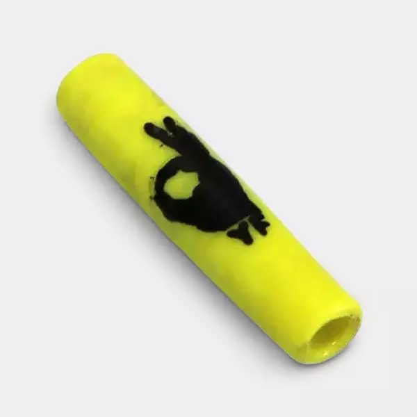 Boquillas de Cristal de Murano amarilla