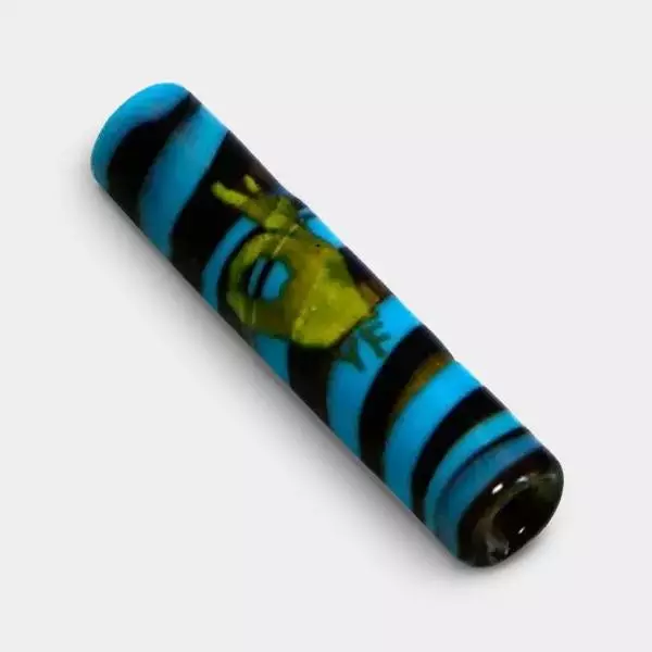 Boquillas de Cristal de Murano azul y negra