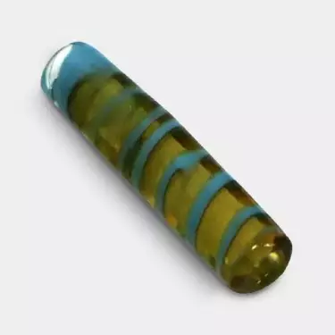 Boquillas de Cristal de Murano verde y azul