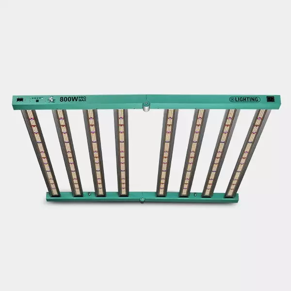 Sistema LED Regulável 800 W PRO MAX GB Lighting aceso frontal