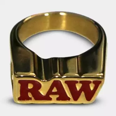 24k Gold-Plated Smokers Ring by RAW - GB