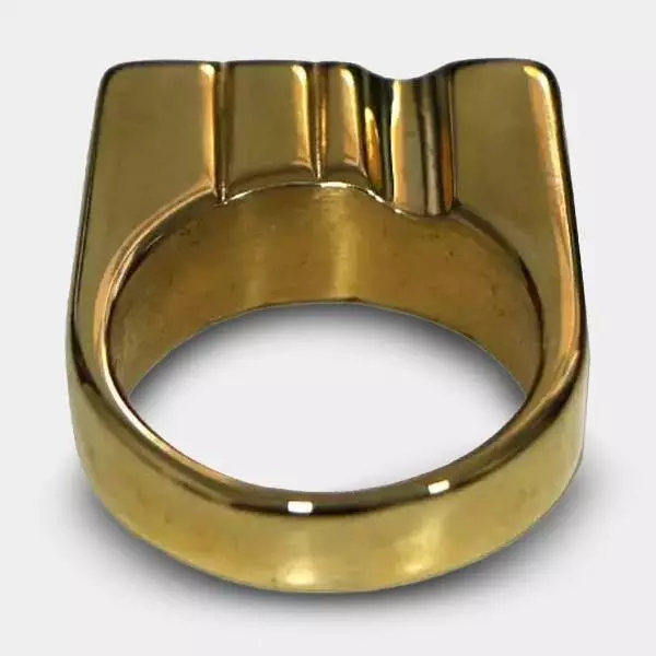 24k Gold-Plated Smokers Ring by RAW - GB