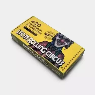Lion Rolling Circus 4:20 papel transparente - GB The Green Brand