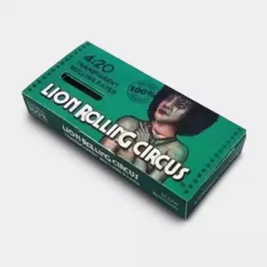 Lion Rolling Circus 4:20 papel transparente - GB The Green Brand