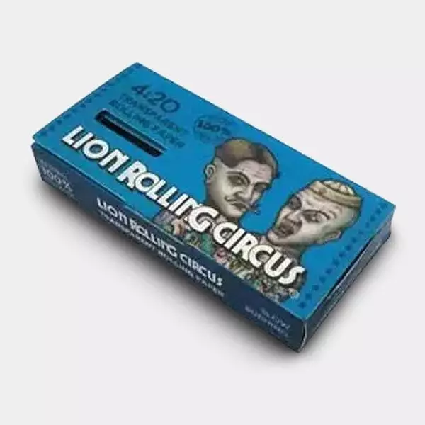 Lion Rolling Circus 4:20 papel transparente - GB The Green Brand