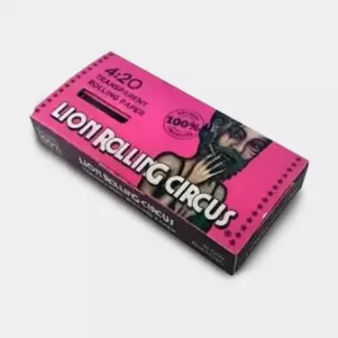 Lion Rolling Circus 4:20 papel transparente - GB The Green Brand