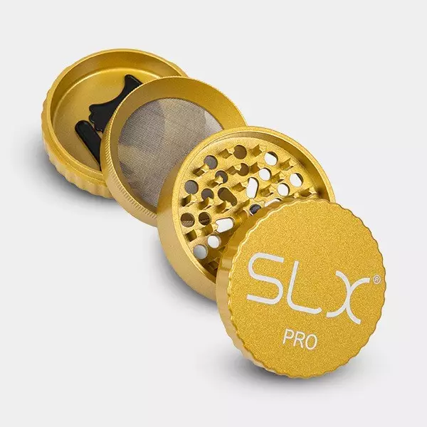 Grinder SLX PRO Aluminio Antiadherente 62mm Grinder SLX PRO Aluminio Antiadherente 62mm amarillo