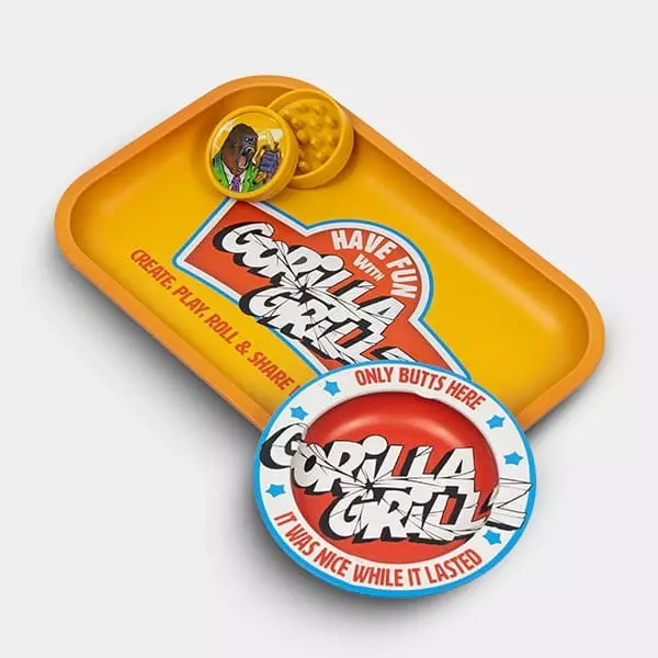 Gorilla Grillz CBD Mega Pack CBD 100 g + FREE Accessories