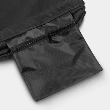 GB Drawstring black backpack with logo - GB