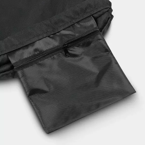 GB Drawstring black backpack with logo - GB