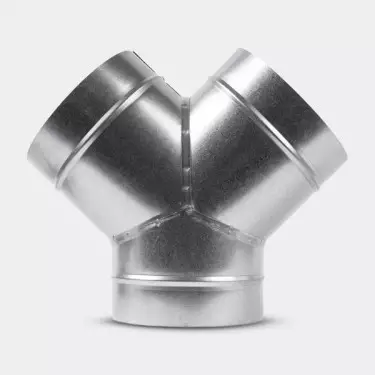 União em Y alumínio para ventilação cultivo