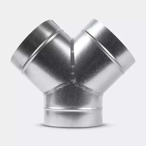 View Aluminum Y-connector for ventilation tubes